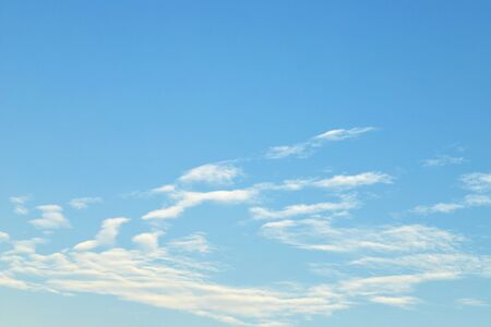 blue sky background with cloudsの写真素材
