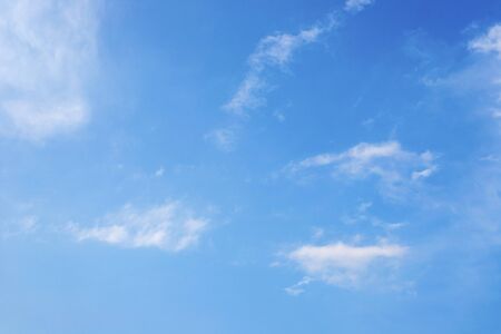 blue sky background with cloudsの写真素材