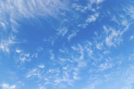 blue sky background with cloudsの写真素材