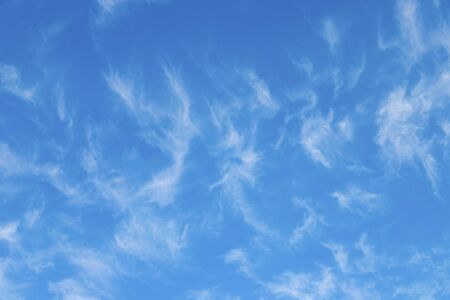 blue sky background with cloudsの写真素材