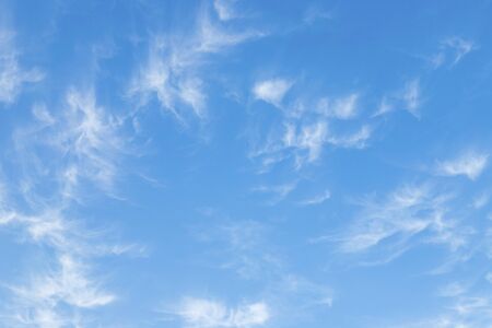 blue sky background with cloudsの写真素材