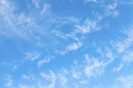 blue sky background with cloudsの写真素材