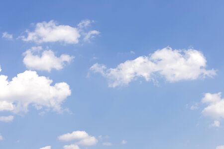 blue sky background with cloudsの写真素材