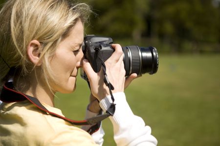 Female photographer 