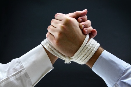 Binding contractの写真素材