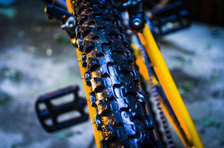 bicycle close upの写真素材