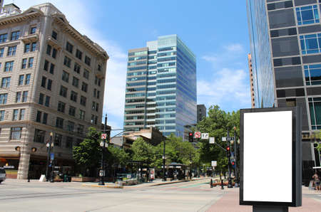 City racket billboardのeditorial素材