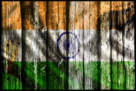 indian flagの写真素材