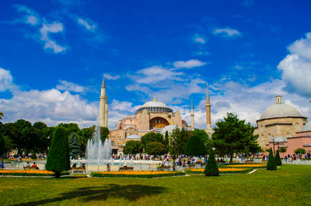 Hagia sophia in istanbul cityのeditorial素材