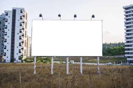Outdoor advertising billboardの写真素材