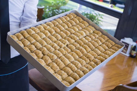 sweet baklava dessertの写真素材