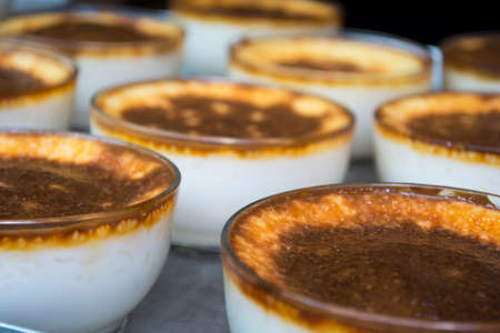 traditional turkish rice puddingの写真素材