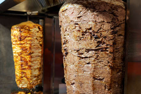 Kebab. Street of Istanbul. Turkey.