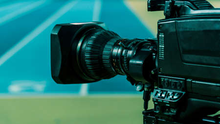 sport event broadcastingの写真素材