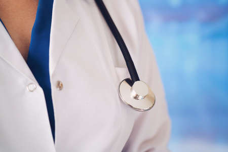 Close up shoot of medical person for health insuranceの写真素材