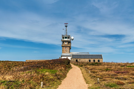 The Semaphore de la Pointe du Raz building was once a lighthouse and is now not allowed to enter....