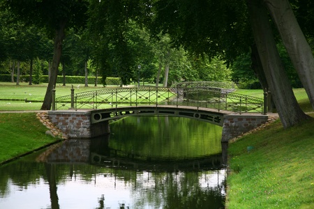 bridge of waterの写真素材