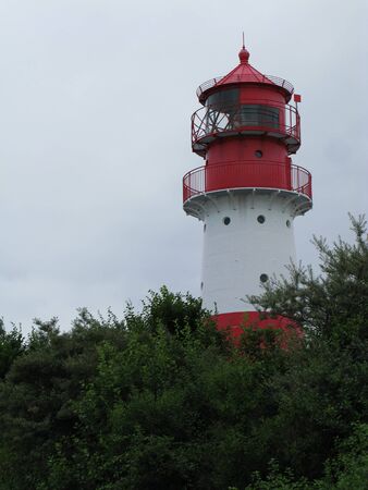 lighthouse on baltic seaの写真素材