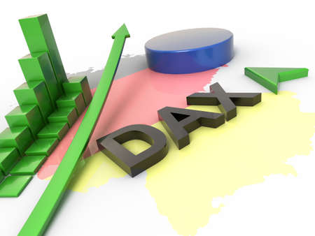 DAX 3D reflationの写真素材