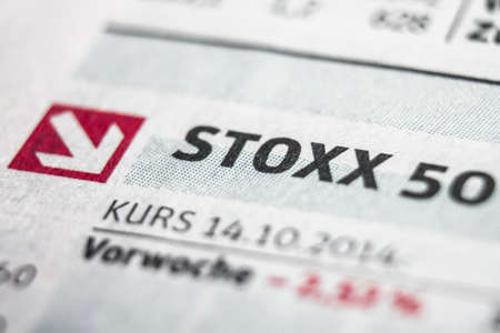 EuroStoxxMacro Concptの写真素材