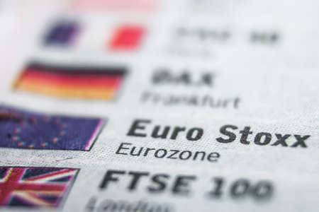 EuroStoxx Macro Conceptの写真素材