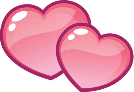 Two hearts meetsのイラスト素材