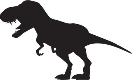 Dinosaur Silhouetteのイラスト素材