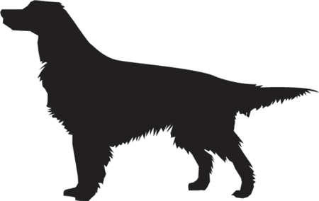 Dog Silhouetteのイラスト素材