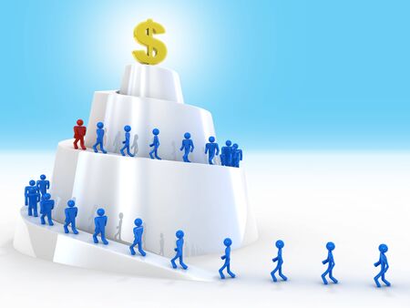 Road to moneyの写真素材