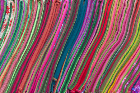 Arcoiris textil の写真素材