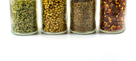 Spices used in Indian foodsの写真素材