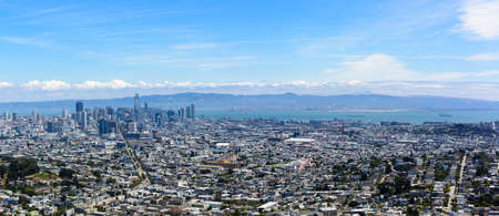 City of San Francisco on a summer morningのeditorial素材