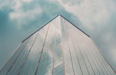 Skyscraper Building and Sky View Scene in Big Cityの写真素材