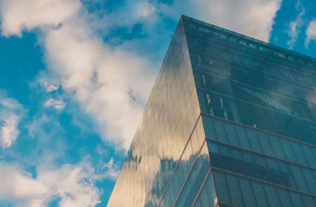 Skyscraper Buildings and Sky View in Big Cityの写真素材