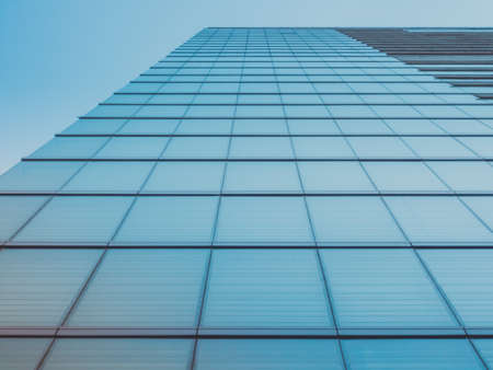 Skyscraper Buildings and Sky View in Big Cityの写真素材