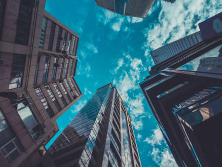 Skyscraper Buildings and Sky Viewの写真素材