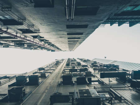 Skyscrapers View From Groundの写真素材