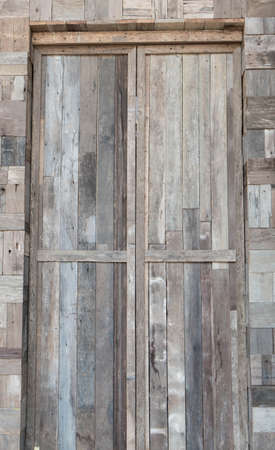 Old wooden door background