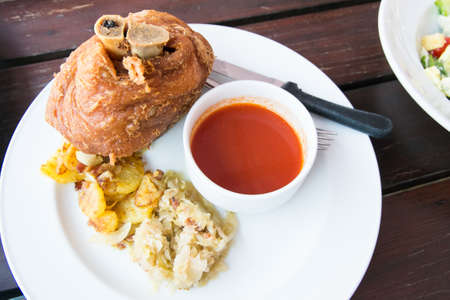 roasted pork knuckle