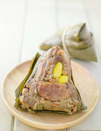 Chinese tradition food - steamed rice dumpling