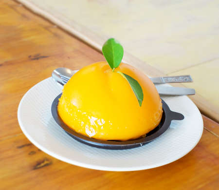 Orange cakeの写真素材