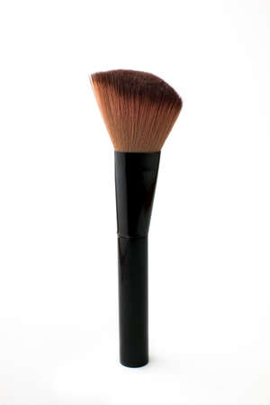 cosmetic brush on white isolatedの写真素材