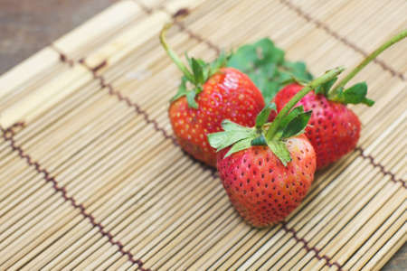raw strawberryの写真素材