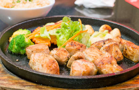 pork steak, japan styleの写真素材