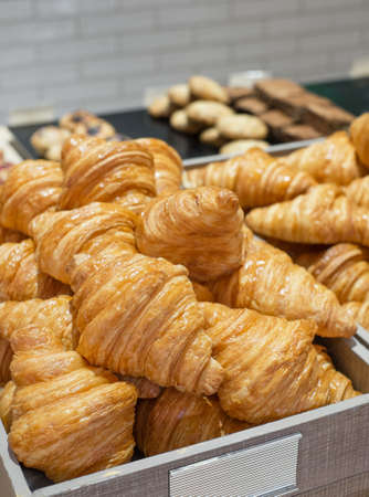 butter croissantの写真素材