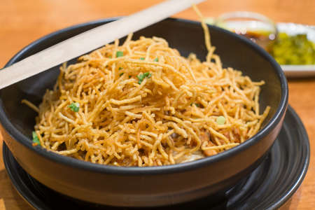 chinese crispy nooddleの写真素材
