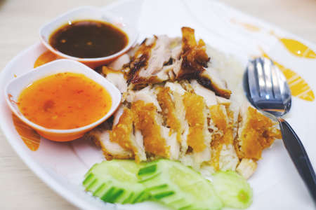 chicken fried riceの写真素材