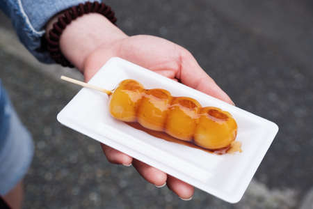 popular dessert in japan it call dungoの写真素材