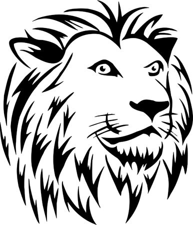 Lion Headのイラスト素材