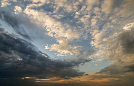 Cloudy sky, sunrise, texture, background